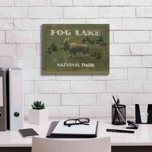 Epic Art 'Lodge Signs VI' by James Wiens, Canvas Wall Art,16 x 12