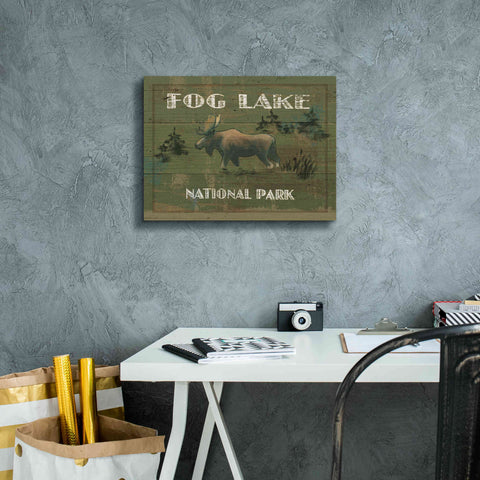 Image of Epic Art 'Lodge Signs VI' by James Wiens, Canvas Wall Art,16 x 12