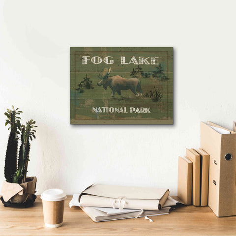 Image of Epic Art 'Lodge Signs VI' by James Wiens, Canvas Wall Art,16 x 12