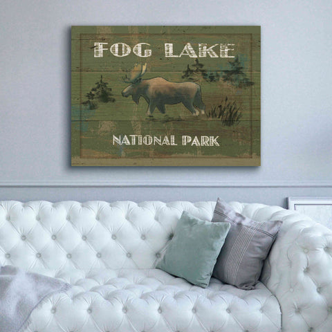 Image of Epic Art 'Lodge Signs VI' by James Wiens, Canvas Wall Art,54 x 40