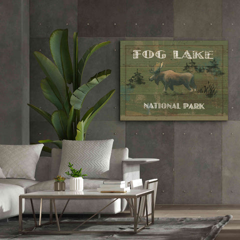 Image of Epic Art 'Lodge Signs VI' by James Wiens, Canvas Wall Art,54 x 40