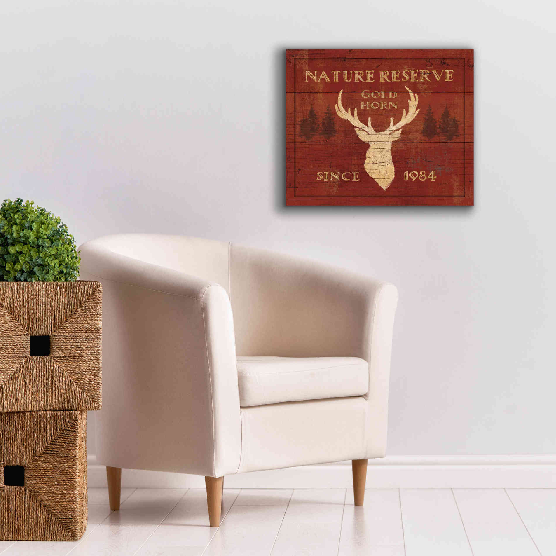 Epic Art 'Lodge Signs IX' by James Wiens, Canvas Wall Art,24 x 20