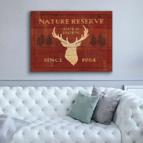 Image of Epic Art 'Lodge Signs IX' by James Wiens, Canvas Wall Art,54 x 40