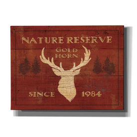 Epic Art 'Lodge Signs IX' by James Wiens, Canvas Wall Art,16x12x1.1x0,24x20x1.1x0,30x26x1.74x0,54x40x1.74x0