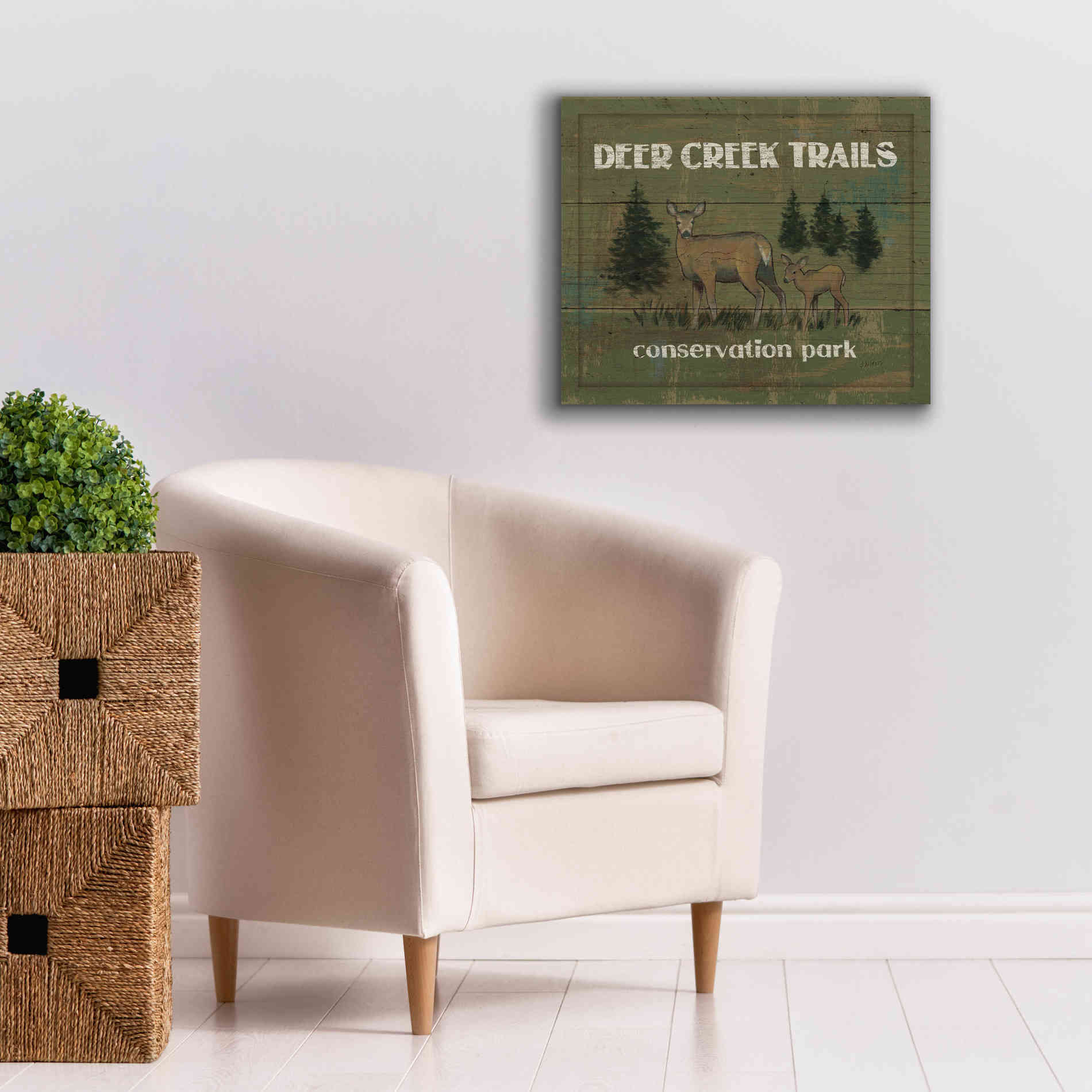 Epic Art 'Lodge Signs VIII' by James Wiens, Canvas Wall Art,24 x 20