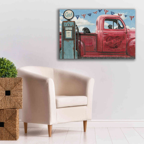 Image of Epic Art 'Lets Go for a Ride I' by James Wiens, Canvas Wall Art,40 x 26