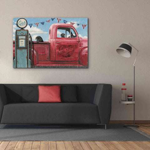 Image of Epic Art 'Lets Go for a Ride I' by James Wiens, Canvas Wall Art,60 x 40