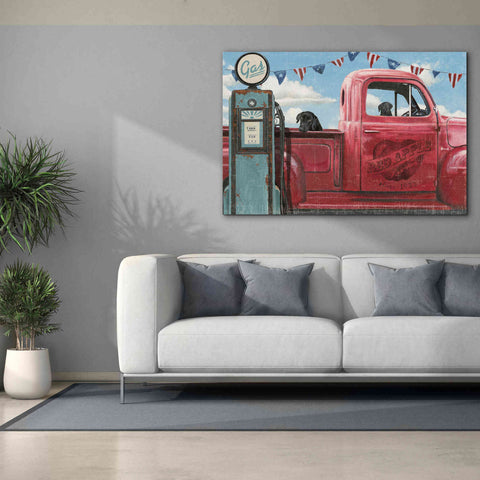 Image of Epic Art 'Lets Go for a Ride I' by James Wiens, Canvas Wall Art,60 x 40