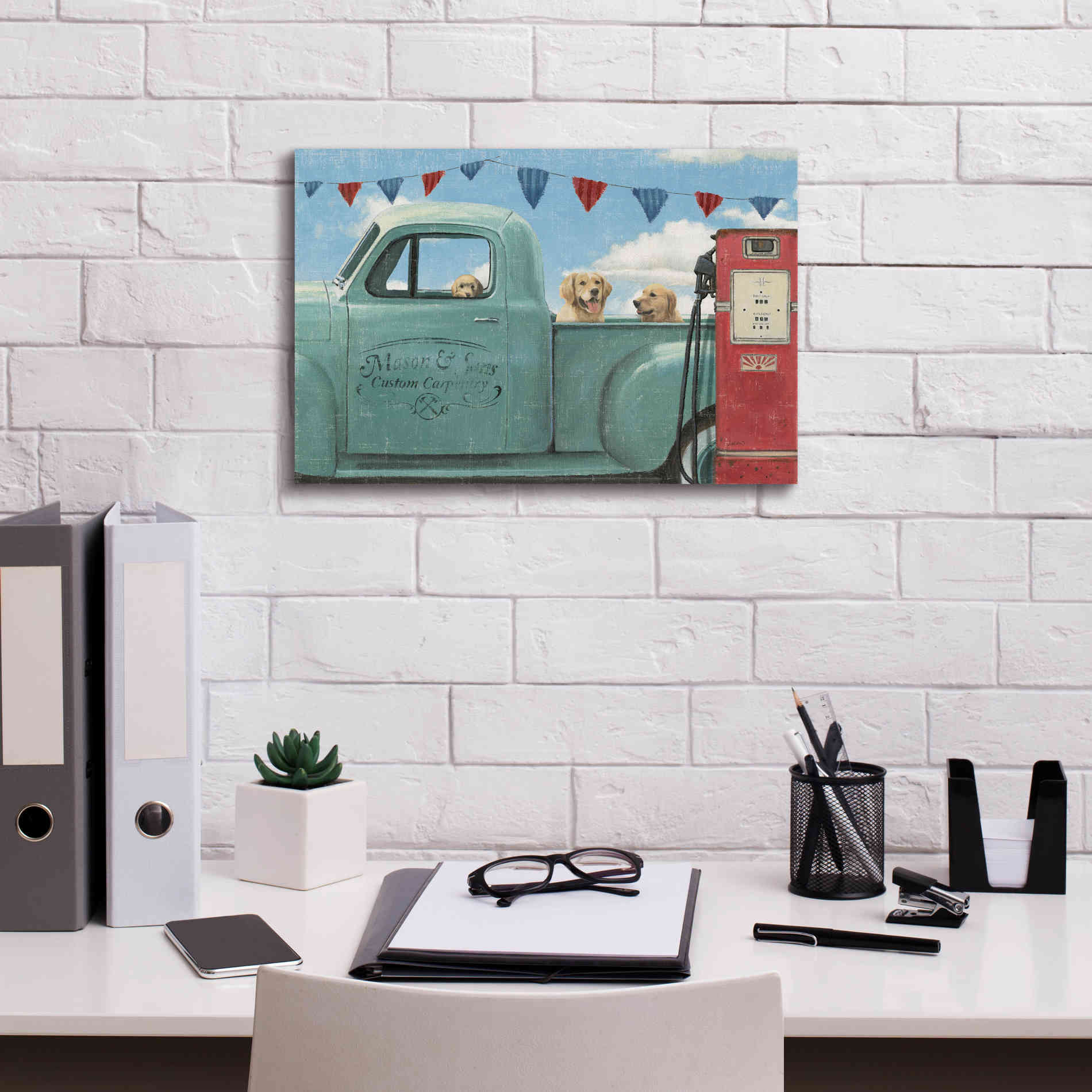 Epic Art 'Lets Go for a Ride II' by James Wiens, Canvas Wall Art,18 x 12