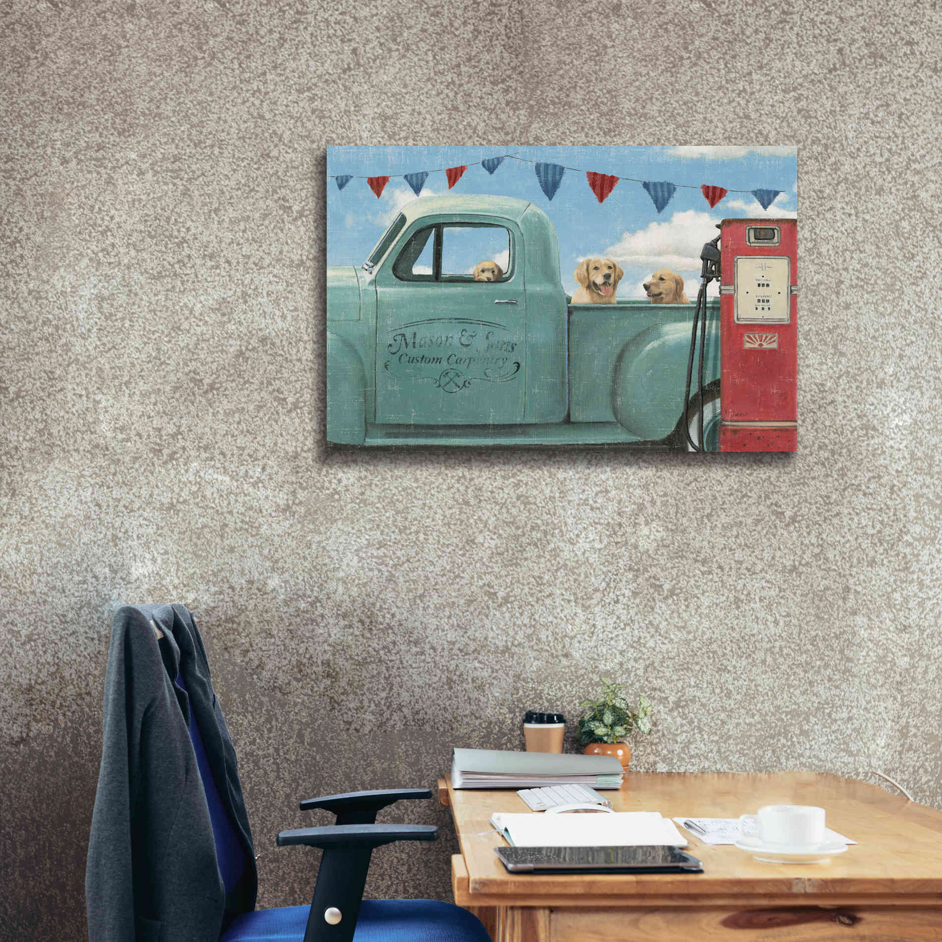 Epic Art 'Lets Go for a Ride II' by James Wiens, Canvas Wall Art,40 x 26