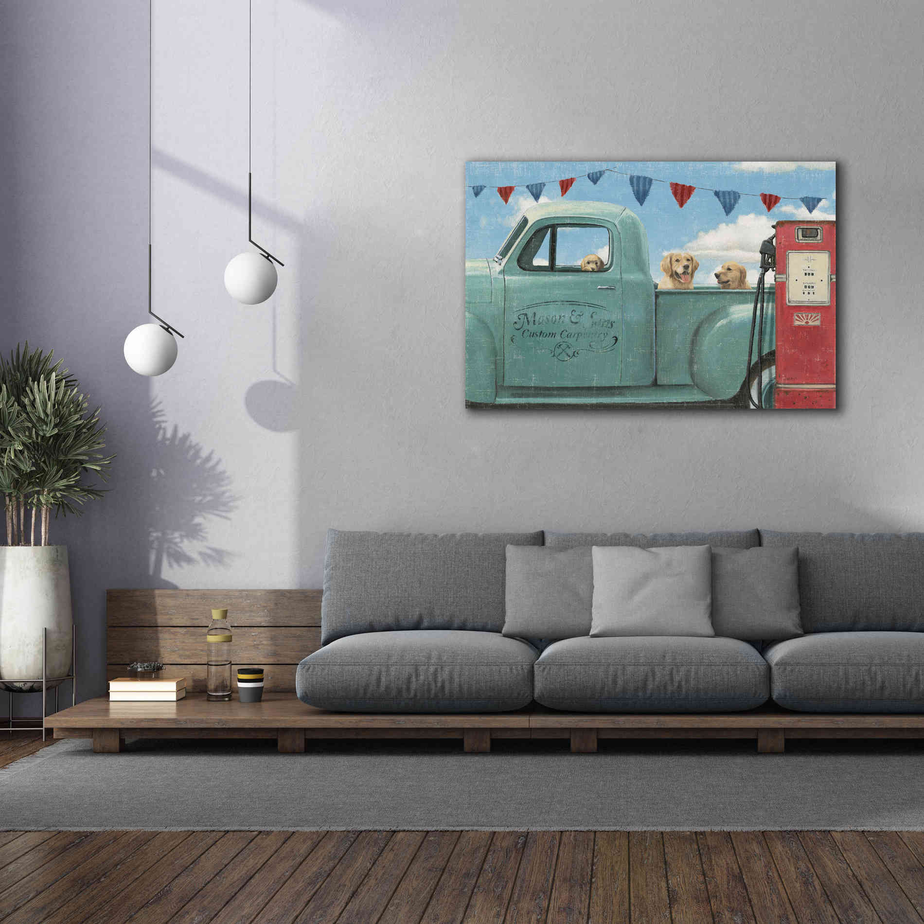 Epic Art 'Lets Go for a Ride II' by James Wiens, Canvas Wall Art,60 x 40