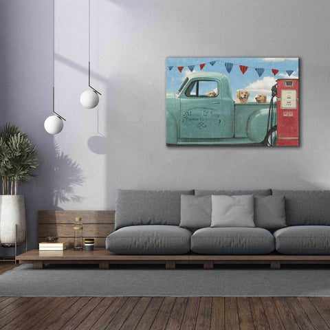 Image of Epic Art 'Lets Go for a Ride II' by James Wiens, Canvas Wall Art,60 x 40
