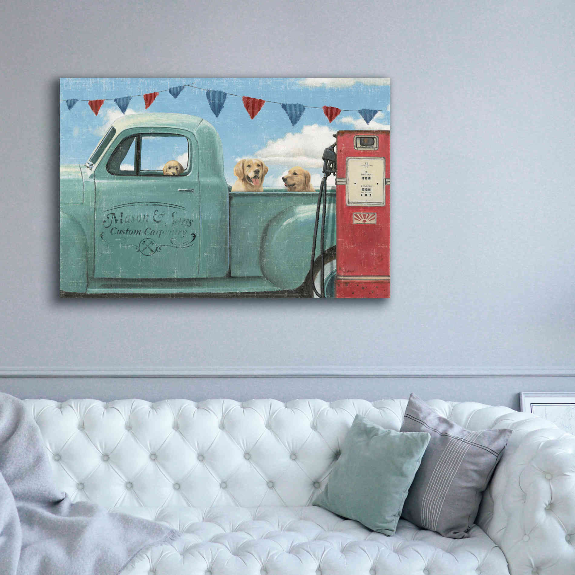 Epic Art 'Lets Go for a Ride II' by James Wiens, Canvas Wall Art,60 x 40