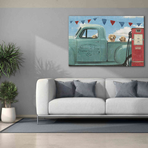 Image of Epic Art 'Lets Go for a Ride II' by James Wiens, Canvas Wall Art,60 x 40