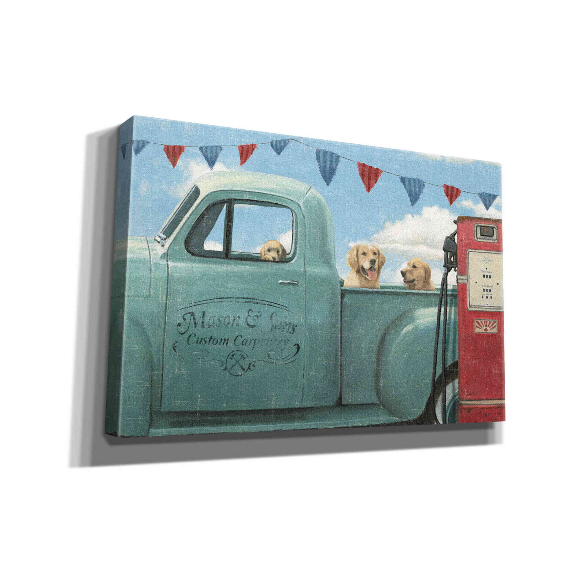 Epic Art 'Lets Go for a Ride II' by James Wiens, Canvas Wall Art,18x12x1.1x0,26x18x1.1x0,40x26x1.74x0,60x40x1.74x0