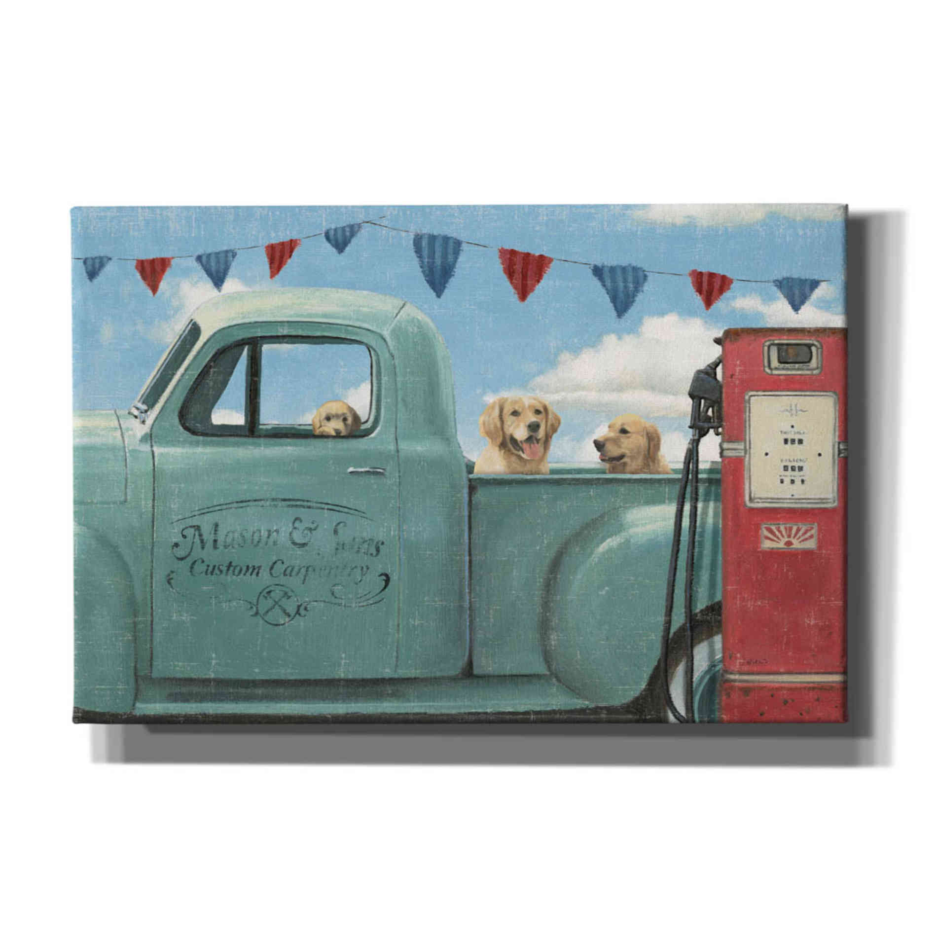 Epic Art 'Lets Go for a Ride II' by James Wiens, Canvas Wall Art,18x12x1.1x0,26x18x1.1x0,40x26x1.74x0,60x40x1.74x0