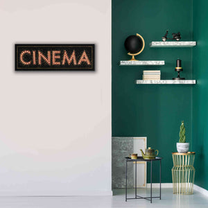 Epic Art 'Cinema Marquee' by James Wiens, Canvas Wall Art,36 x 12