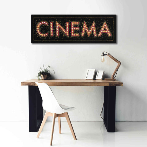 Image of Epic Art 'Cinema Marquee' by James Wiens, Canvas Wall Art,60 x 20