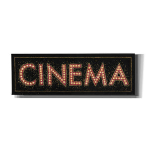 Epic Art 'Cinema Marquee' by James Wiens, Canvas Wall Art,36x12x1.74x0,60x20x1.74x0