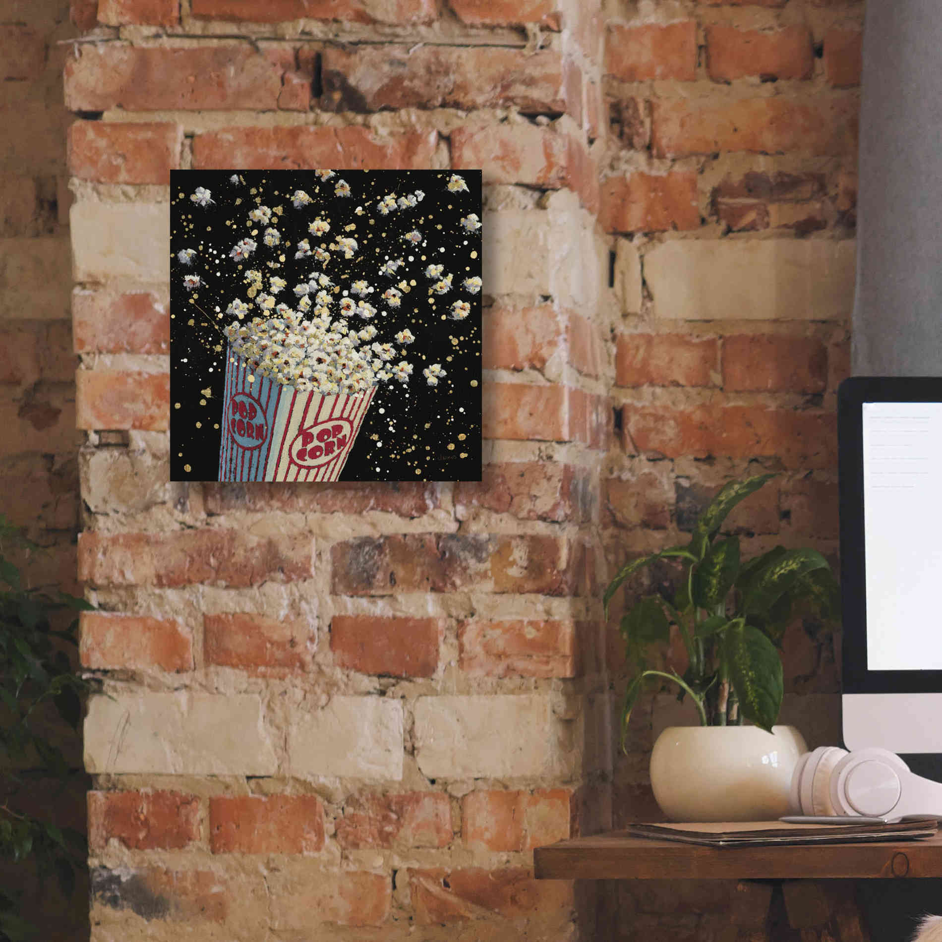 Epic Art 'Cinema Pop' by James Wiens, Canvas Wall Art,12 x 12