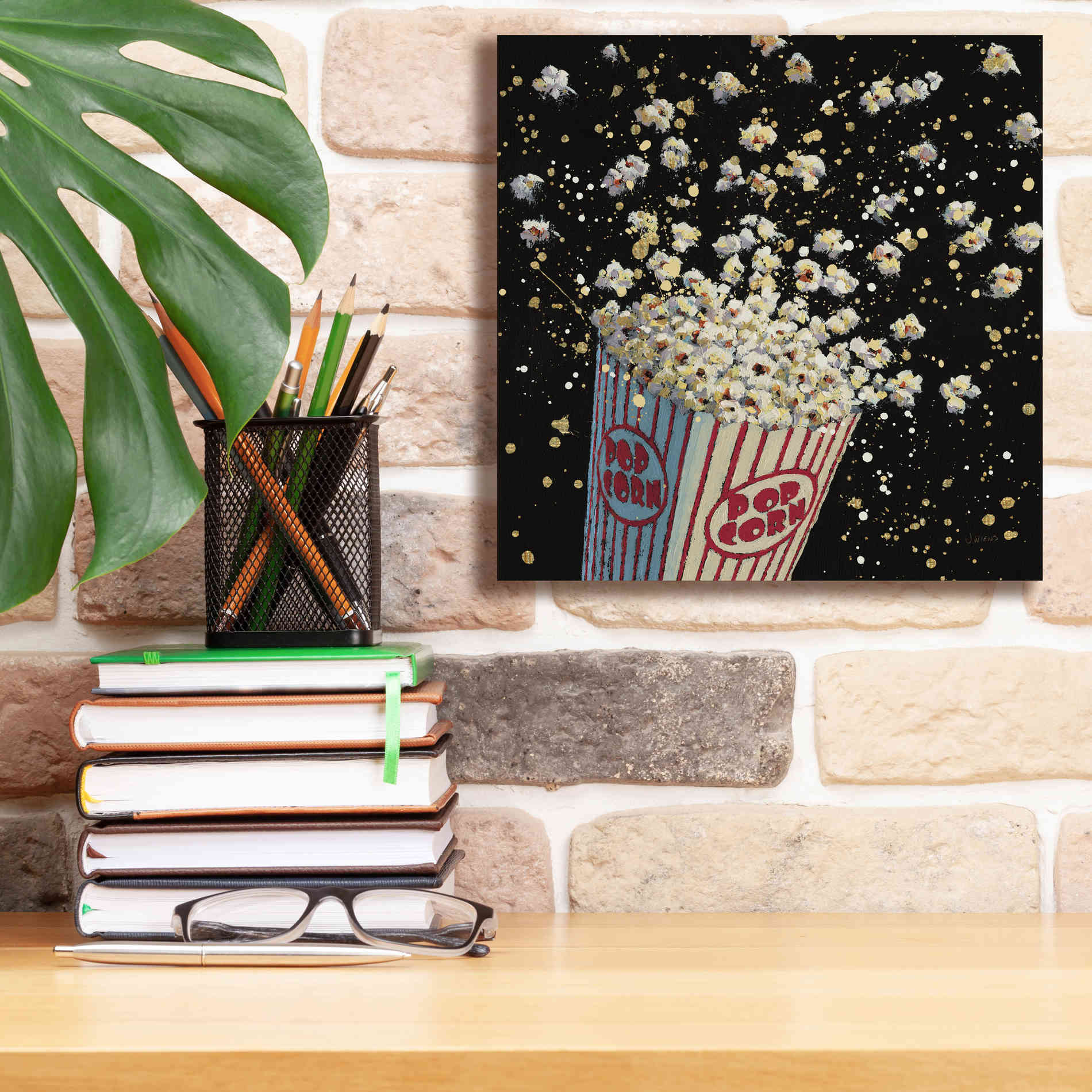 Epic Art 'Cinema Pop' by James Wiens, Canvas Wall Art,12 x 12