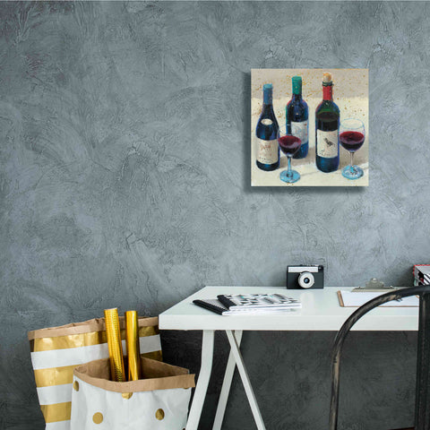 Image of Epic Art 'Wine Bouquet Light' by James Wiens, Canvas Wall Art,12 x 12