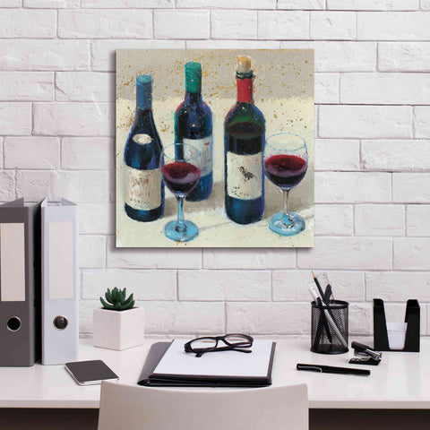 Image of Epic Art 'Wine Bouquet Light' by James Wiens, Canvas Wall Art,18 x 18