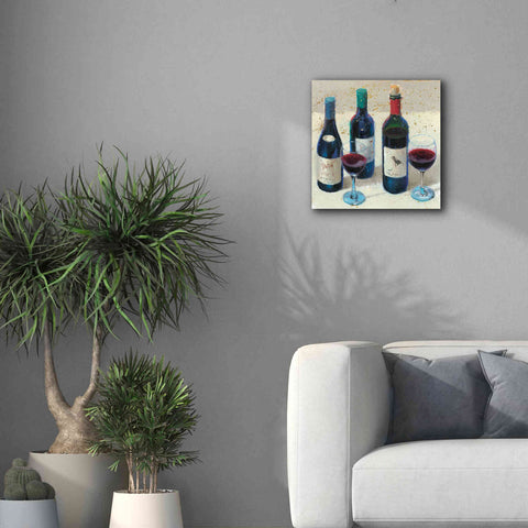 Image of Epic Art 'Wine Bouquet Light' by James Wiens, Canvas Wall Art,18 x 18