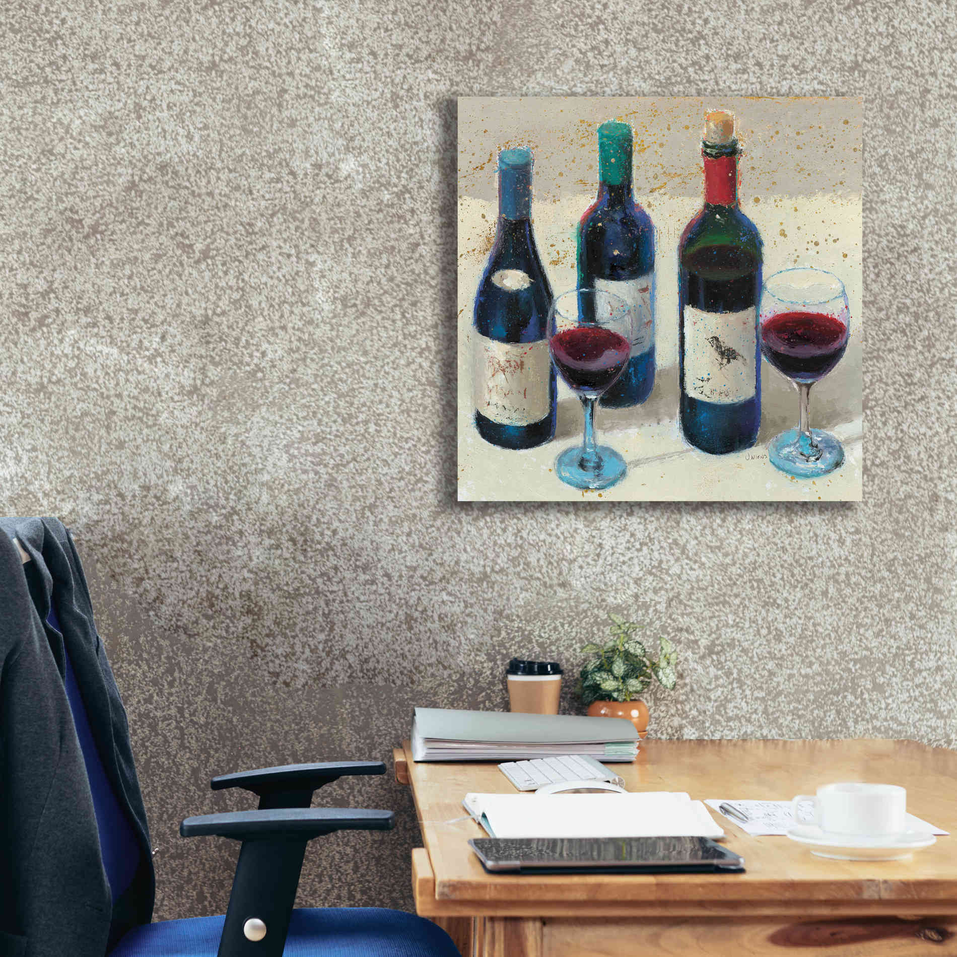 Epic Art 'Wine Bouquet Light' by James Wiens, Canvas Wall Art,26 x 26