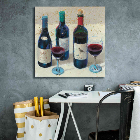 Image of Epic Art 'Wine Bouquet Light' by James Wiens, Canvas Wall Art,26 x 26