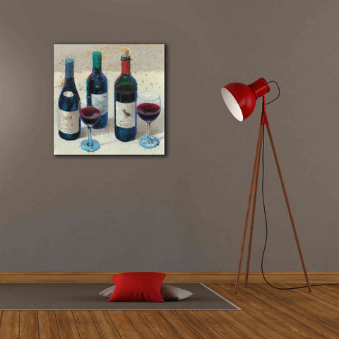 Image of Epic Art 'Wine Bouquet Light' by James Wiens, Canvas Wall Art,26 x 26