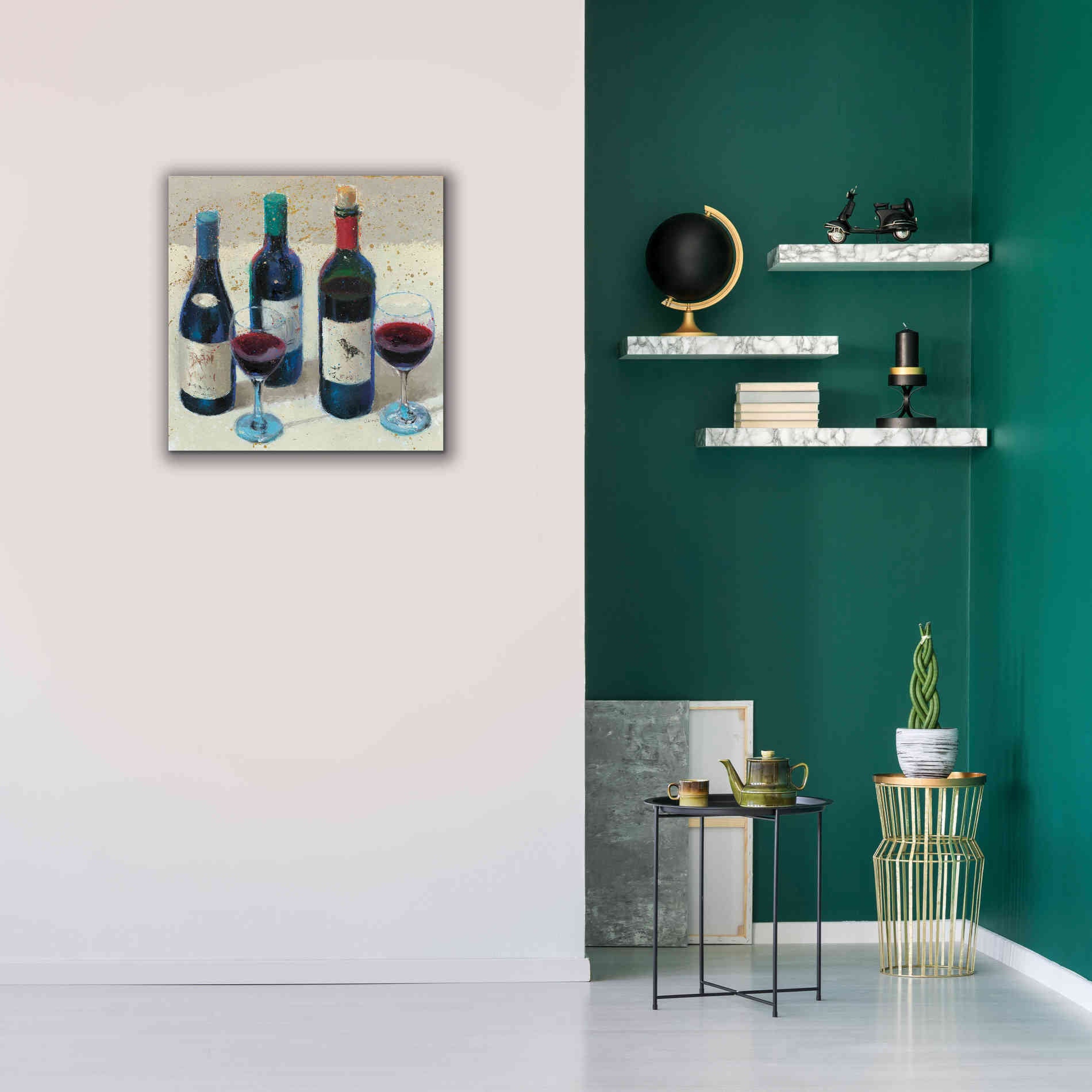 Epic Art 'Wine Bouquet Light' by James Wiens, Canvas Wall Art,26 x 26