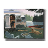 Epic Art 'Canine Camp' by James Wiens, Canvas Wall Art,16x12x1.1x0,24x20x1.1x0,30x26x1.74x0,54x40x1.74x0