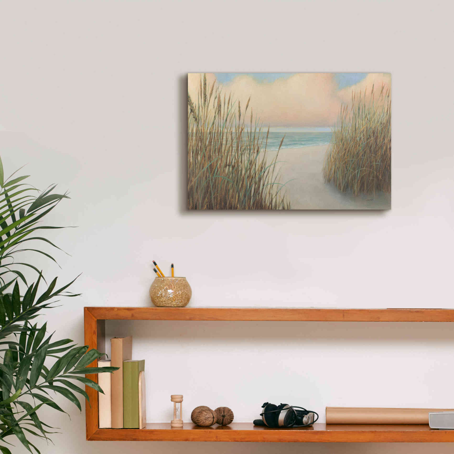 Epic Art 'Beach Trail I' by James Wiens, Canvas Wall Art,18 x 12