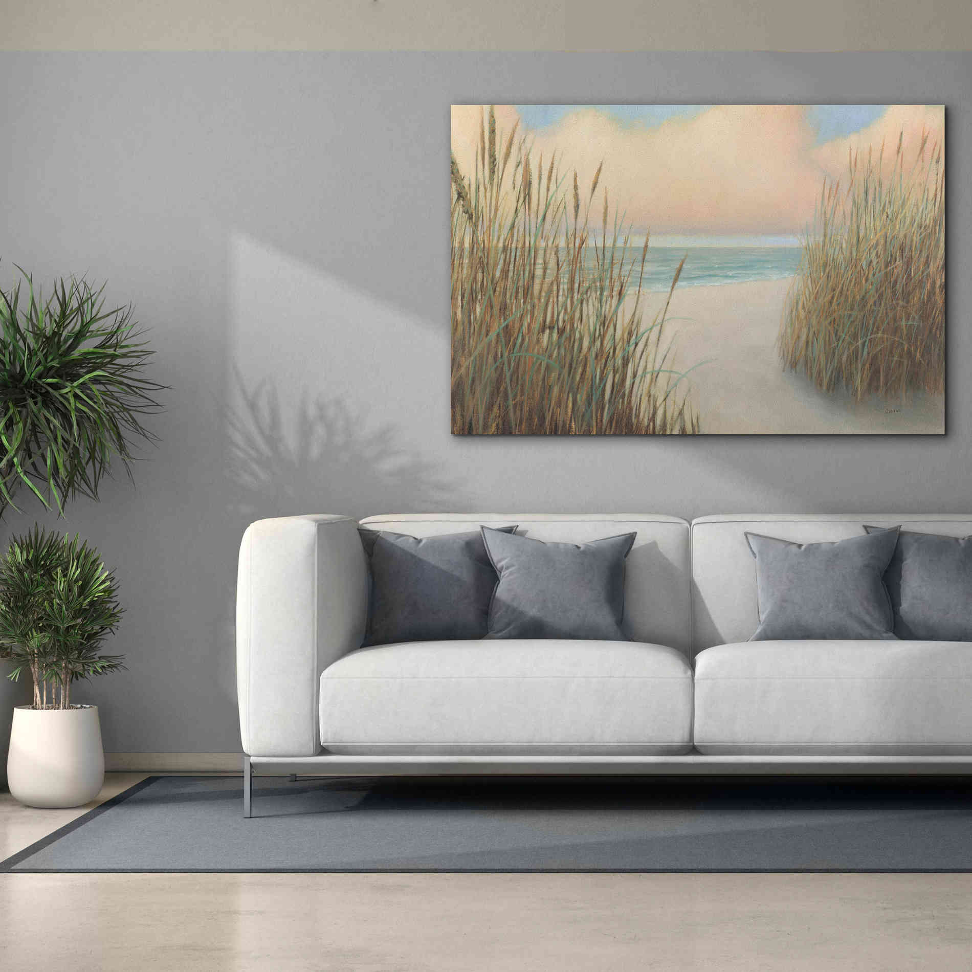 Epic Art 'Beach Trail I' by James Wiens, Canvas Wall Art,60 x 40