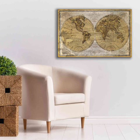 Image of Epic Art 'Worldwide I' by James Wiens, Canvas Wall Art,40 x 26