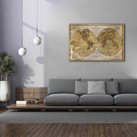 Image of Epic Art 'Worldwide I' by James Wiens, Canvas Wall Art,60 x 40