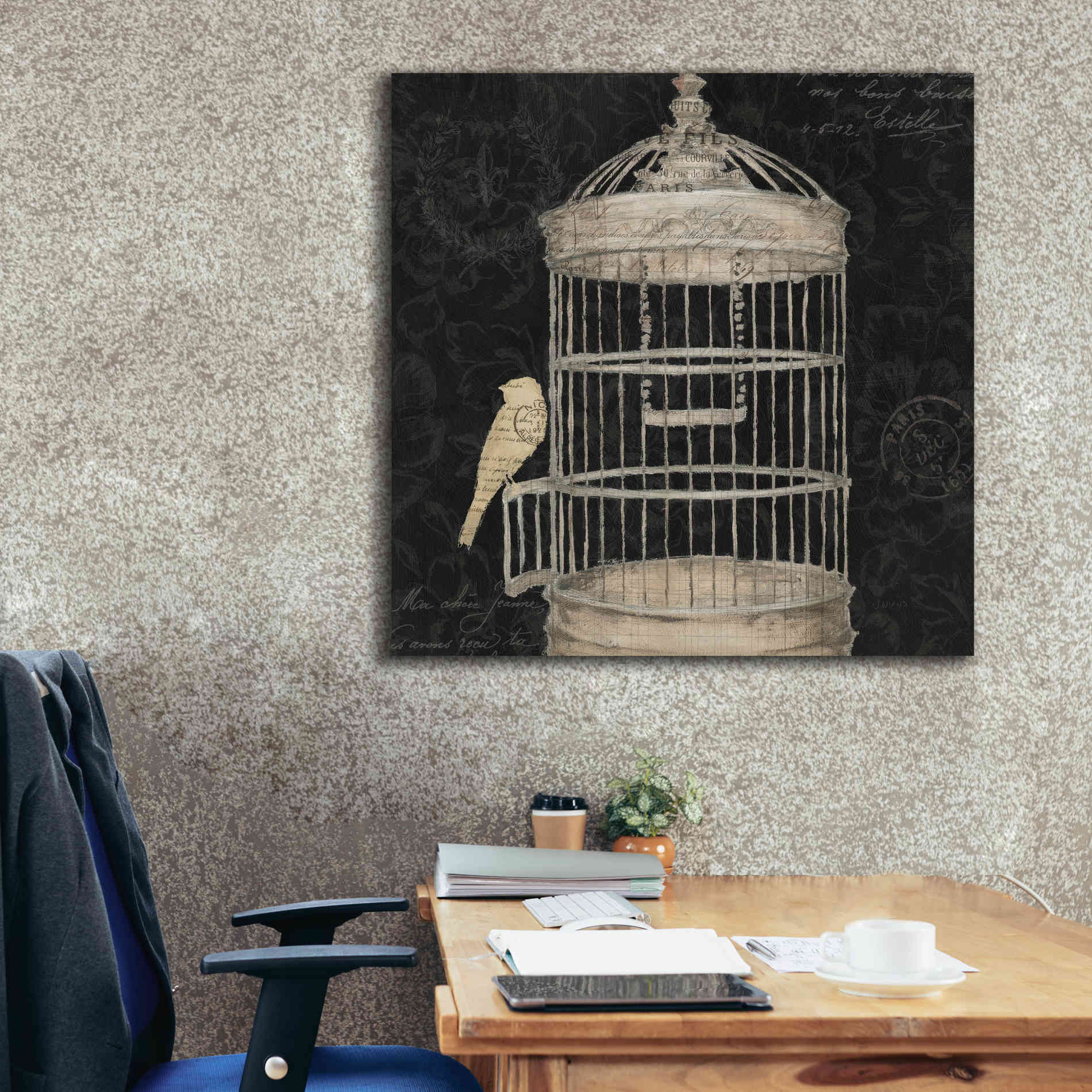 Epic Art 'Via Paris II' by James Wiens, Canvas Wall Art,37 x 37