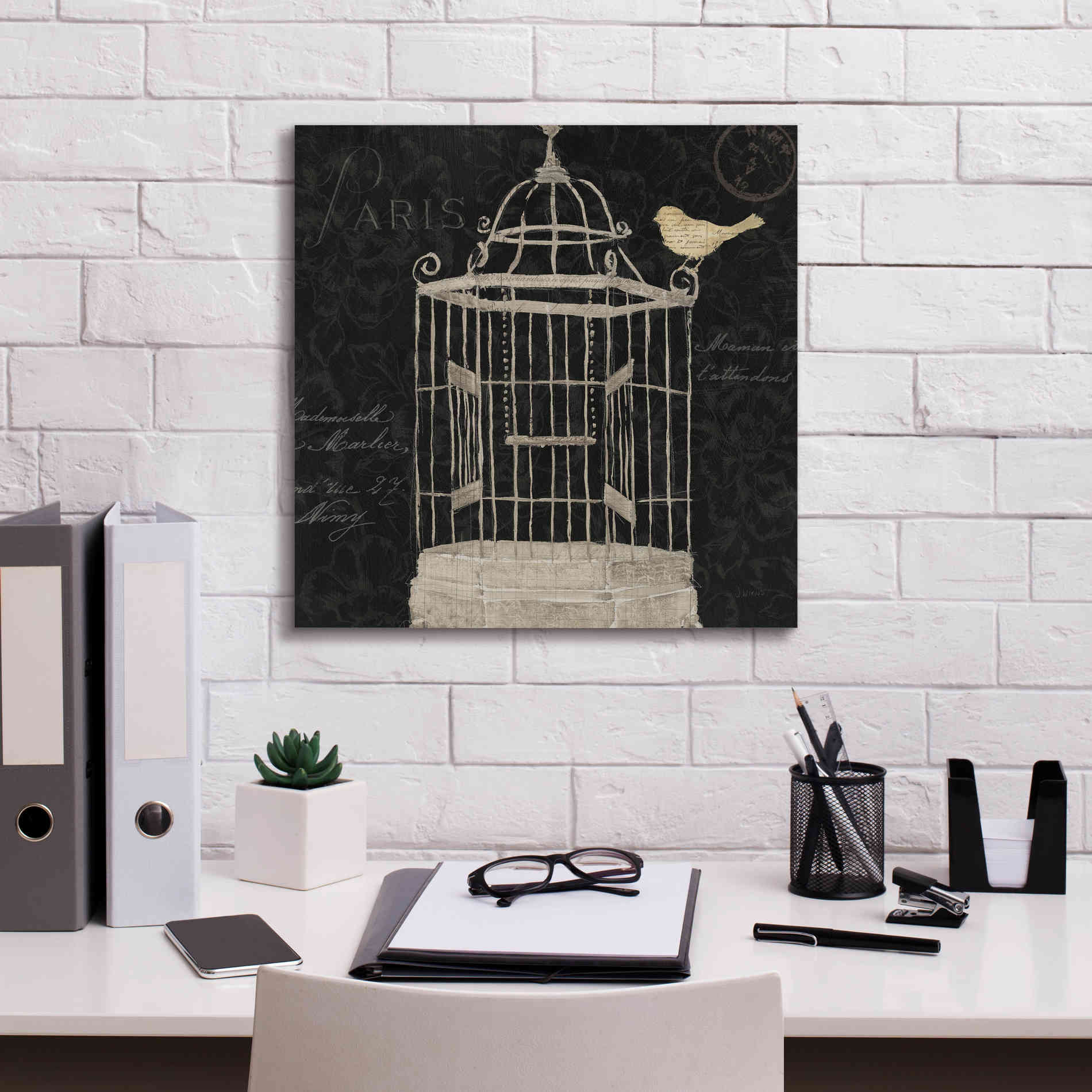 Epic Art 'Via Paris III' by James Wiens, Canvas Wall Art,18 x 18