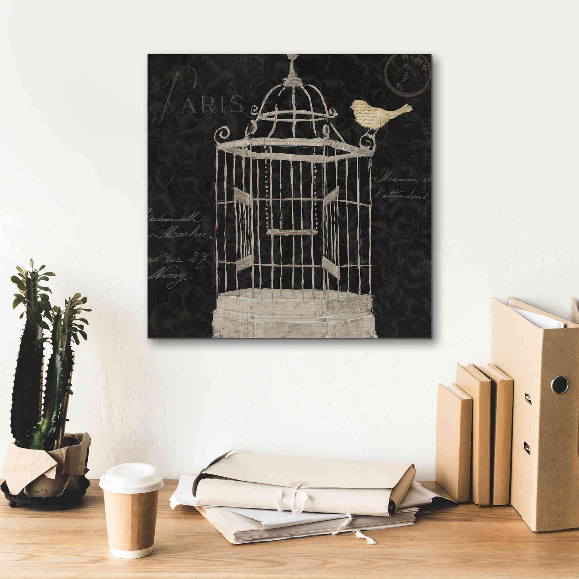 Epic Art 'Via Paris III' by James Wiens, Canvas Wall Art,18 x 18