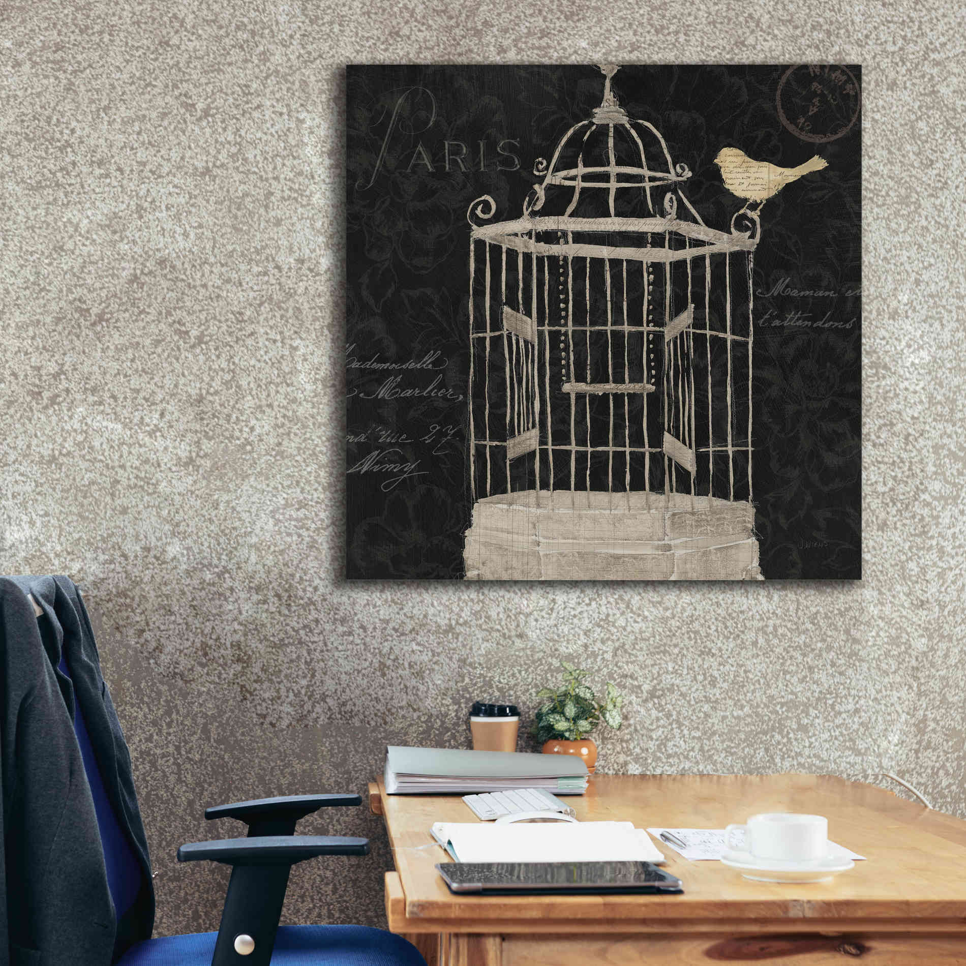 Epic Art 'Via Paris III' by James Wiens, Canvas Wall Art,37 x 37