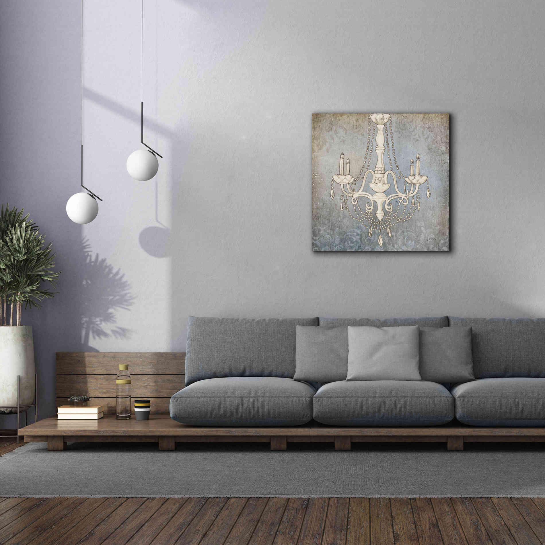 Epic Art 'Luxurious Lights I' by James Wiens, Canvas Wall Art,37 x 37