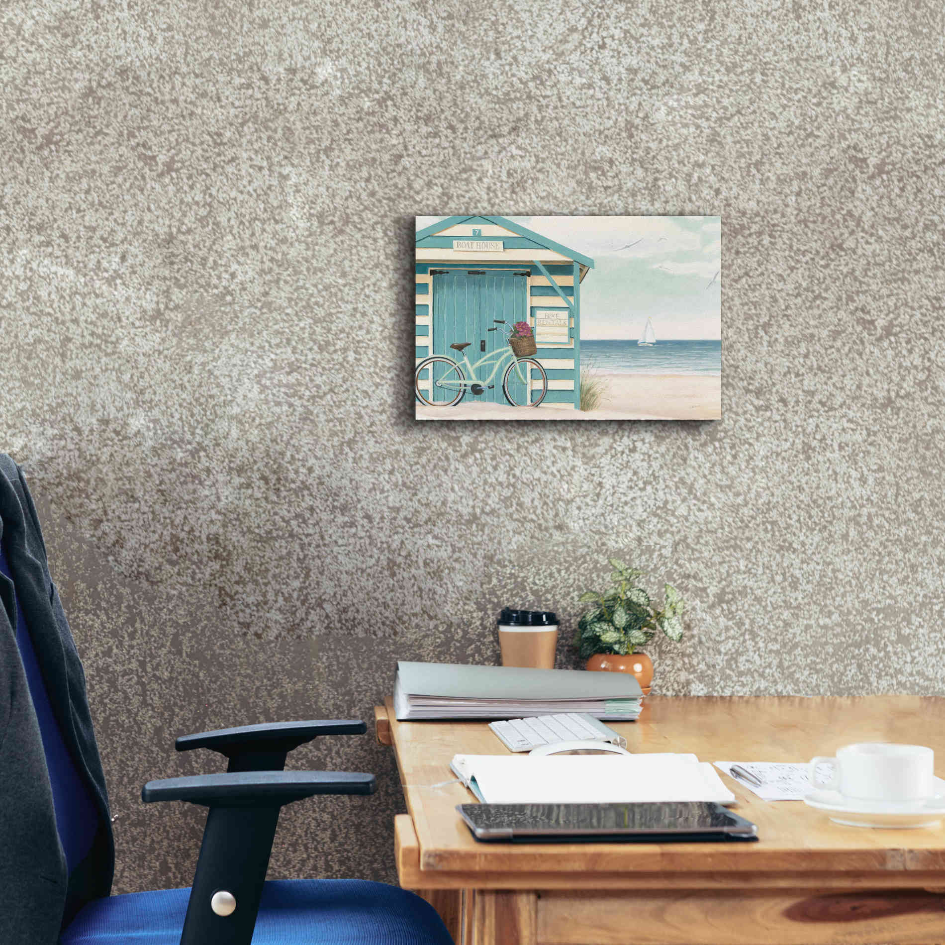 Epic Art 'Beach Cruiser I' by James Wiens, Canvas Wall Art,18 x 12