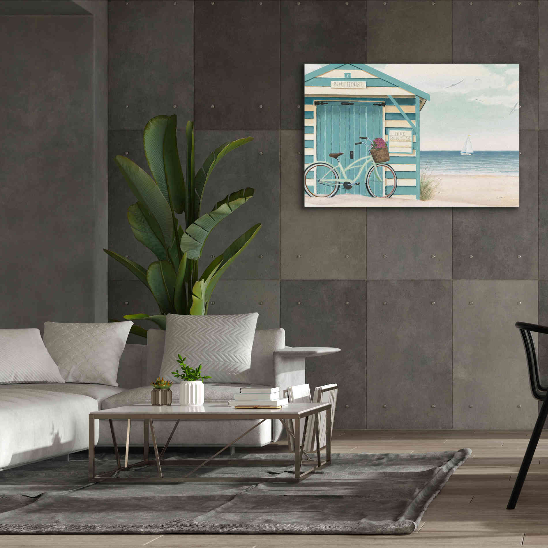 Epic Art 'Beach Cruiser I' by James Wiens, Canvas Wall Art,60 x 40