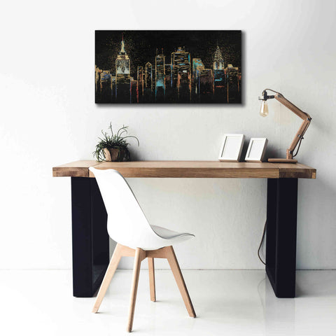 Image of Epic Art 'Cityscape' by James Wiens, Canvas Wall Art,40 x 20