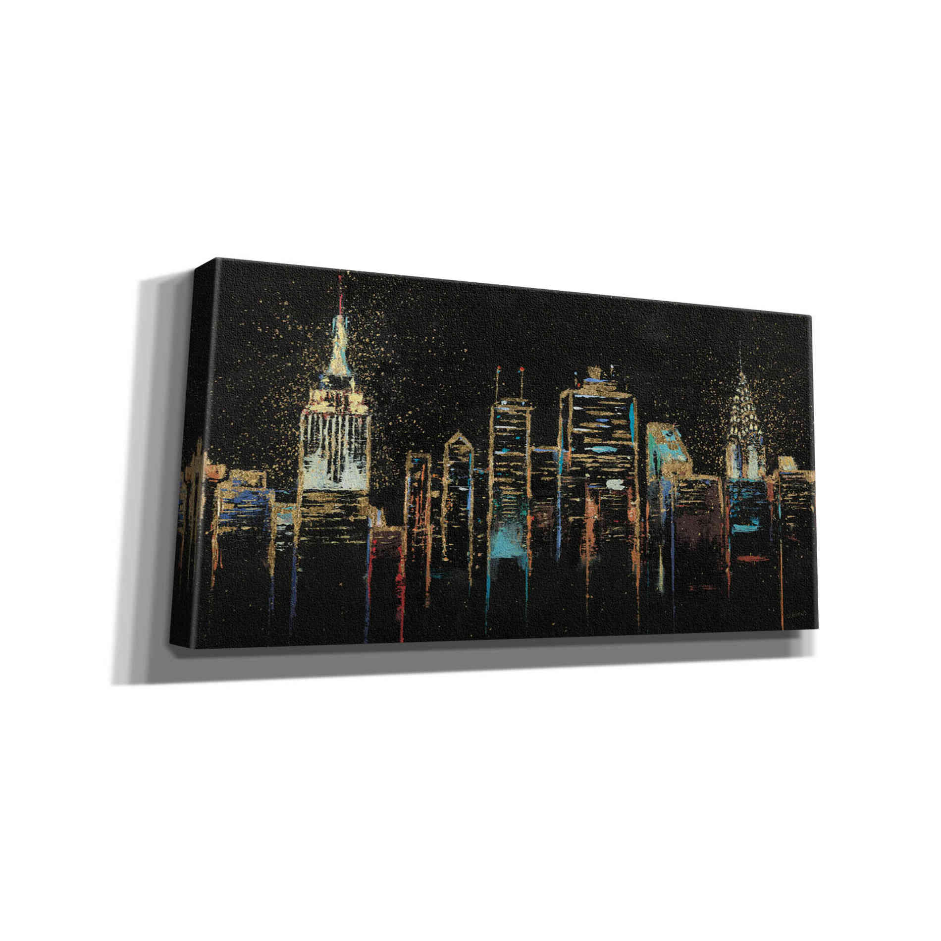 Epic Art 'Cityscape' by James Wiens, Canvas Wall Art,24x12x1.1x0,40x20x1.74x0,60x30x1.74x0
