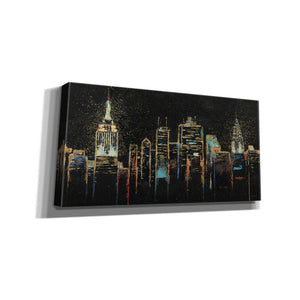 Epic Art 'Cityscape' by James Wiens, Canvas Wall Art,24x12x1.1x0,40x20x1.74x0,60x30x1.74x0