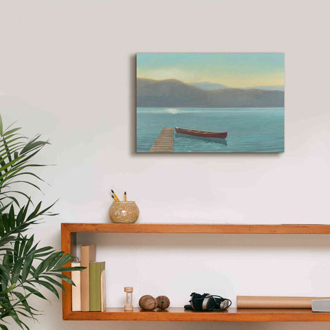 Image of Epic Art 'Zen Canoe II' by James Wiens, Canvas Wall Art,18 x 12