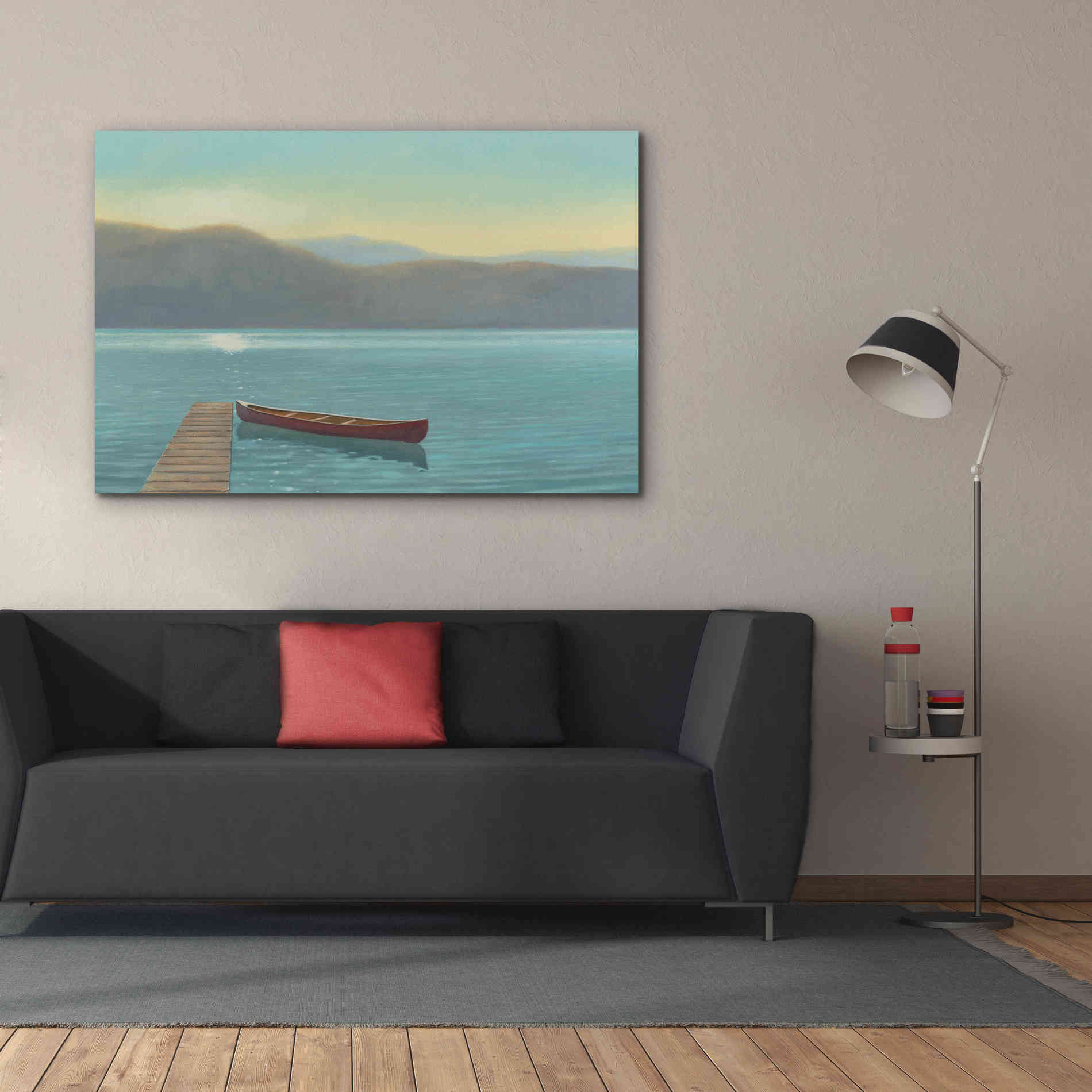 Epic Art 'Zen Canoe II' by James Wiens, Canvas Wall Art,60 x 40
