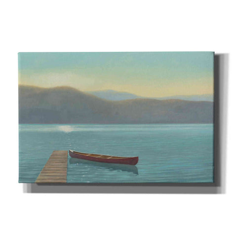 Image of Epic Art 'Zen Canoe II' by James Wiens, Canvas Wall Art,18x12x1.1x0,26x18x1.1x0,40x26x1.74x0,60x40x1.74x0